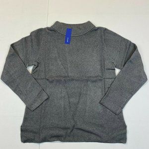 Women's Apt. 9 Funnel Neck Pullover Sweater - Heather Charcoal Gray - L